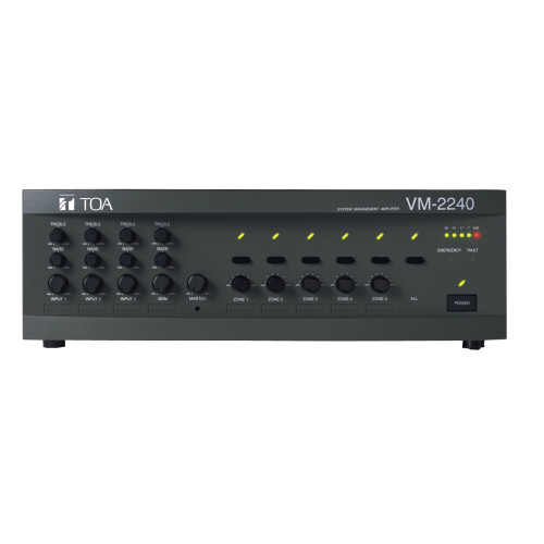 TOA VM-2120 audio amplifier Public Address (PA) system Grey VM-2120