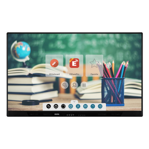 Vestel IFX652-4P interactive whiteboard 165.1 cm (65") 3840 x 2160 pixels Touchscreen Black IFX652-4P