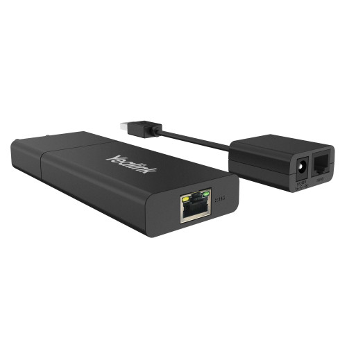 Yealink USB2CAT5E-EXT Network transmitter & receiver Black USB2CAT5