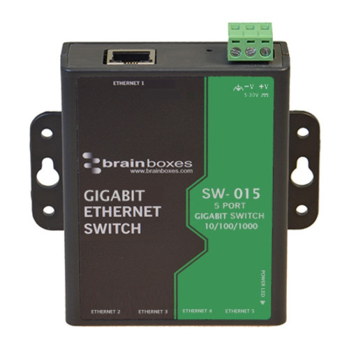 Light Industrial 5 Port Gigabit Ethernet Switch