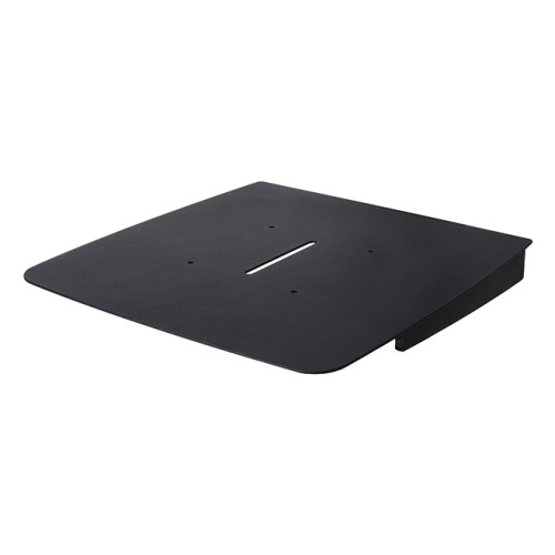 B-Tech Small AV Accessory Shelf (Steel) for Collar Mounting - 300 x 300mm