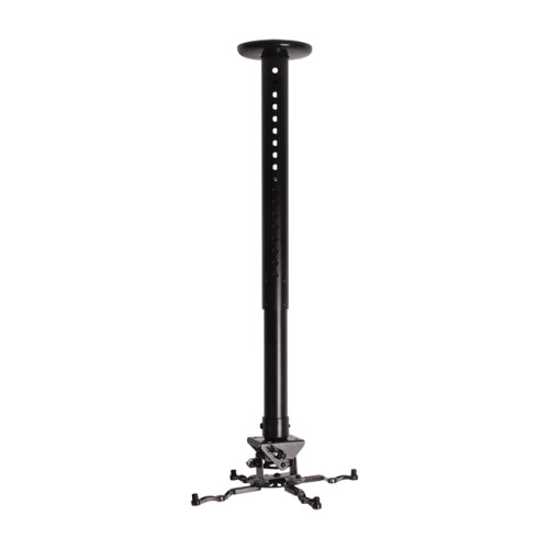 B-Tech SYSTEM 2 - Universal Projector Ceiling Mount with Micro-adjustment - 0.6m to 1m Ø50mm Pole