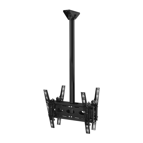 Back-to-Back Universal Flat Screen Ceiling Mount with Tilt (VESA 400) - 3m &Atilde;&Euml;50mm Pole