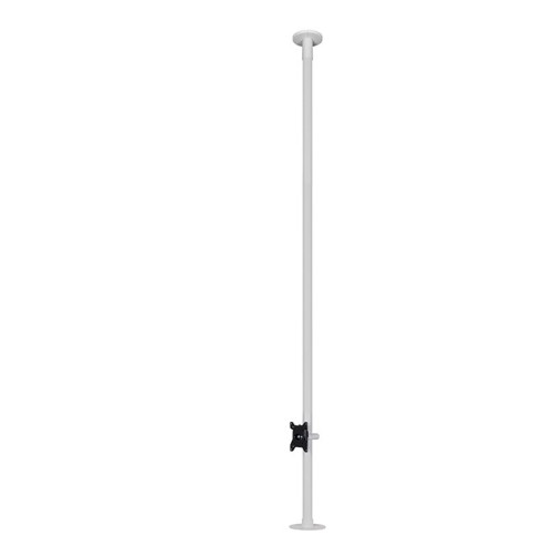 SYSTEM V - CCTV Ceiling Mount for a VESA 100 Fixed Screen and Dome Surveillance Camera - 2m &Atilde;&Euml;38mm Pole