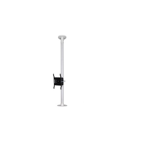 SYSTEM V - CCTV Ceiling Mount for a VESA 200 Tilt Screen and Dome Surveillance Camera - 1m &Atilde;&Euml;38mm Pole