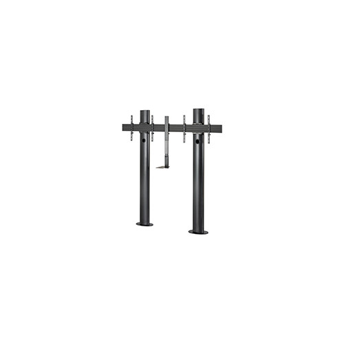 B-Tech MODE-AL - Premium Bolt-Down Twin Screen VC Stand - (VESA 600 x 400) - 2m