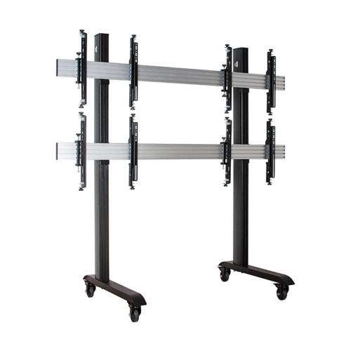 B-Tech BT8371 152.4 cm (60") Black, Silver BT8371-2x2/BB
