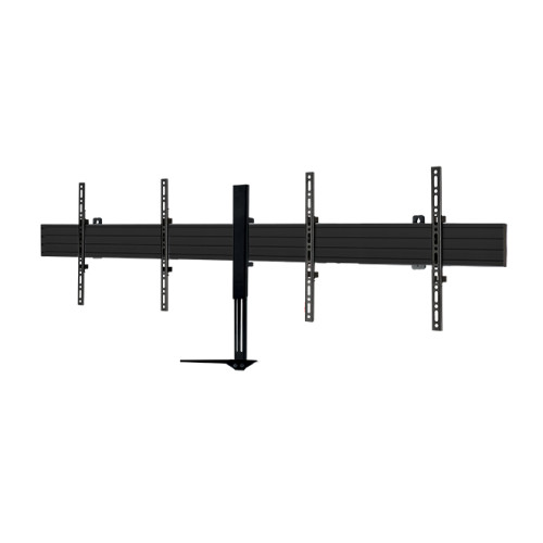 SYSTEM X - Universal Twin Screen VC Wall Mount with Webcam Shelf