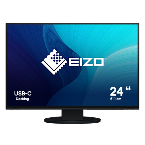 EIZO FlexScan EV2485-BK computer monitor 61.2 cm (24.1") 1920 x 1200 pixels WUXGA LCD Black EV2485-BK