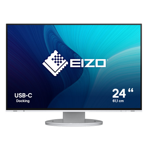 EIZO FlexScan EV2485-WT computer monitor 61.2 cm (24.1") 1920 x 1200 pixels WUXGA LCD White EV2485-WT