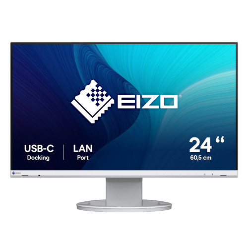 EIZO FlexScan EV2490-WT computer monitor 60.5 cm (23.8") 1920 x 1080 pixels Full HD LCD White EV2490-WT