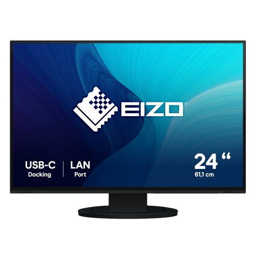 EIZO FlexScan EV2495-BK computer monitor 61.2 cm (24.1") 1920 x 1200 pixels WUXGA LCD Black EV2495-BK