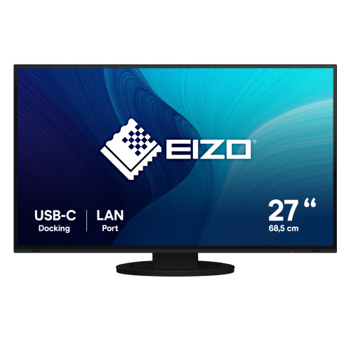 EIZO FlexScan EV2795-BK computer monitor 68.6 cm (27") 2560 x 1440 pixels Quad HD LCD Black EV2795-BK