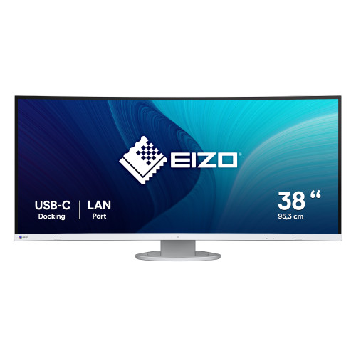 EIZO FlexScan EV3895-WT computer monitor 95.2 cm (37.5") 3840 x 1600 pixels UltraWide Quad HD+ LCD White EV3895-WT