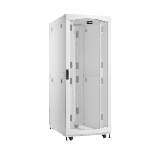 Eaton - SmartRack 42U Standard-Depth Extra-Width Heavy-Duty Rack Enclosure Cabinet for AI Servers, White - SRH423242W