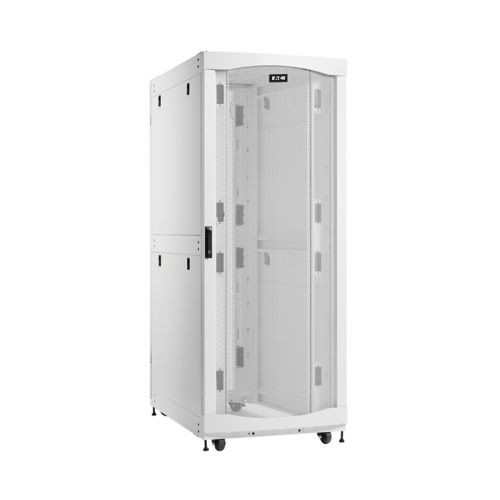 Eaton - SmartRack 45U Standard-Depth Extra-Width Heavy-Duty Rack Enclosure Cabinet for AI Servers, White - SRH453242W