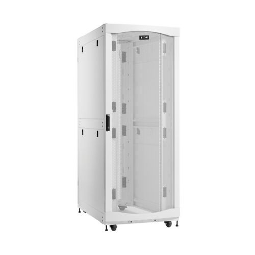 Eaton - SmartRack 48U Standard-Depth Extra-Width Heavy-Duty Rack Enclosure Cabinet for AI Servers, White - SRH483242W