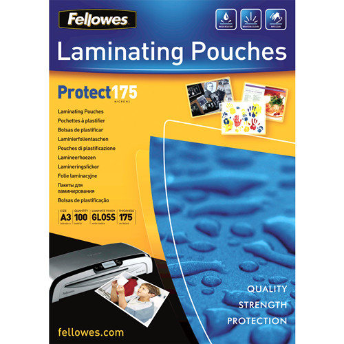A3 Glossy 175 Micron Laminating Pouch - 100 pack