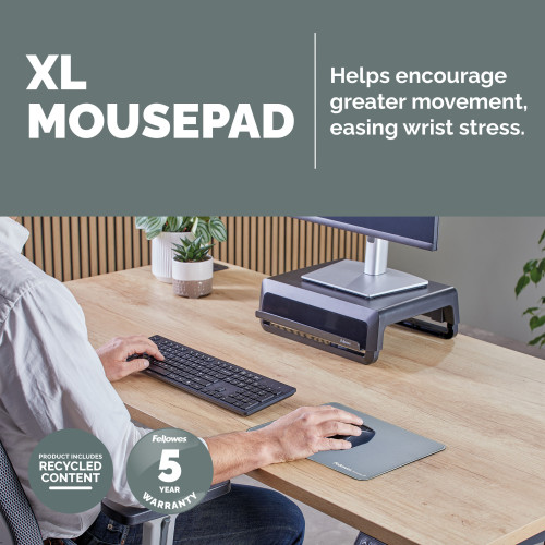 Fellowes Breyta (New) XL Mousepad Marine Blue - 100139317