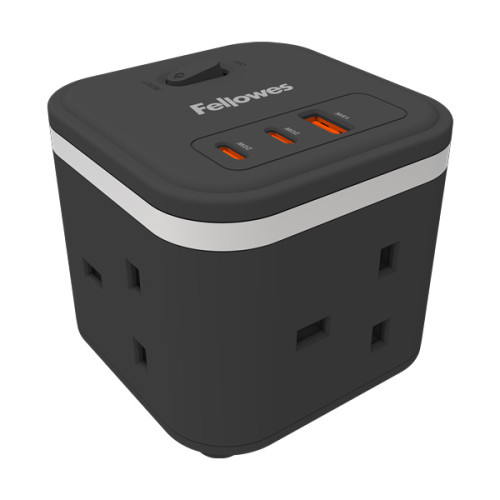 FELLOWES Power Cube Type G Black