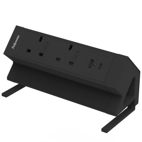 Fellowes Power Desk 2 Type G Black
