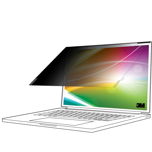 3M Bright Screen Privacy Filter for Microsoft® Surface® Laptop 3 - 5 13.5in, 3:2, BPNMS002 - BPNMS002