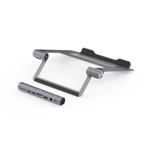 Cooling Pad for notebooks (up-to 15.6&Atilde;&cent;&acirc;&not;&Acirc;) with USB-C Docking Station (Power Delivery 100 W)