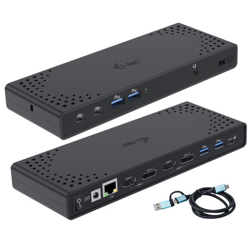 i-tec Universal 6x 4K/60Hz Display Docking Station + Power Delivery 140W