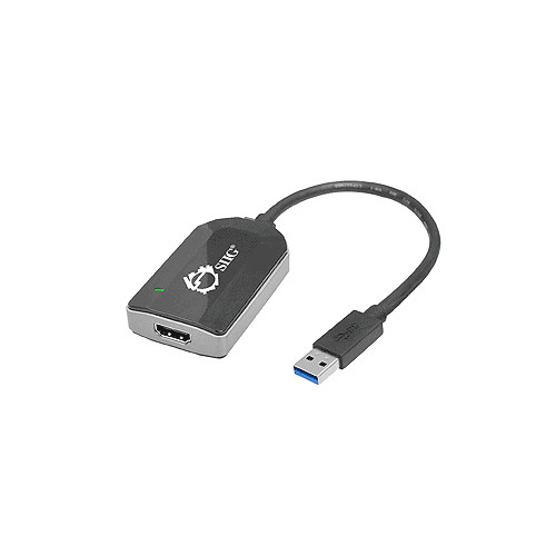 Siig JU-H20111-S1 USB graphics adapter Black JU-H20111-S1