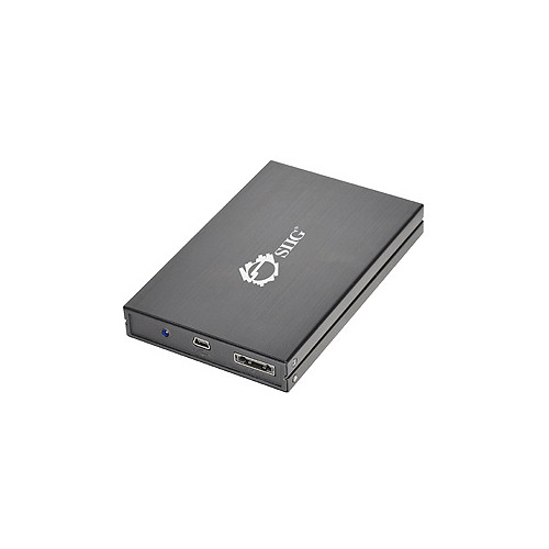 Siig JU-SA0D12-S1 storage drive enclosure Black 2.5" JU-SA0D12-S1