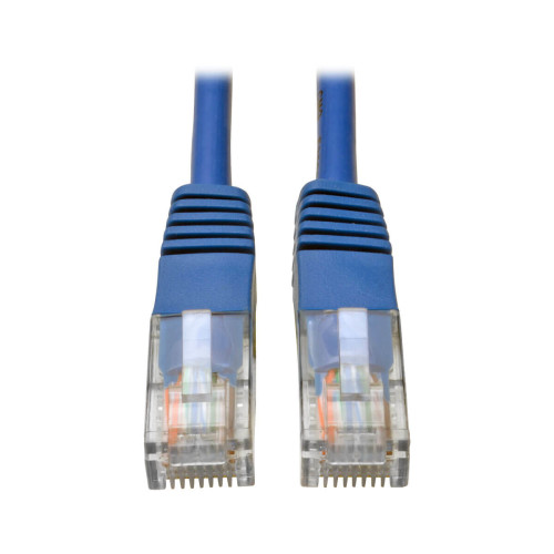 N002-003-BL Cat5e 350 MHz Molded (UTP) Ethernet Cable (RJ45 M/M), PoE - Blue, 3 ft. (0.91 m)