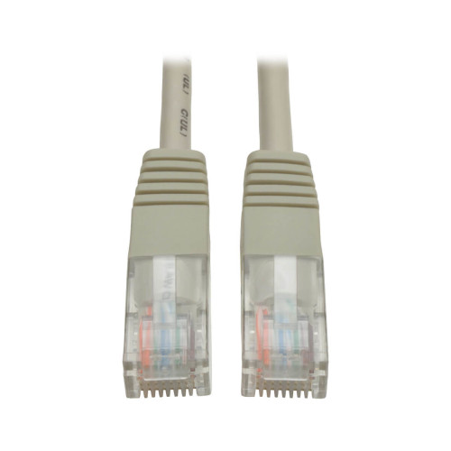 N002-020-GY Cat5e 350 MHz Molded (UTP) Ethernet Cable (RJ45 M/M), PoE - Gray, 20 ft. (6.09 m)