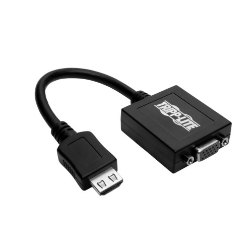 P131-06N HDMI to VGA with Audio Converter Cable Adapter for Ultrabook/Laptop/Desktop PC, (M/F), 6-in. (15.24 cm)
