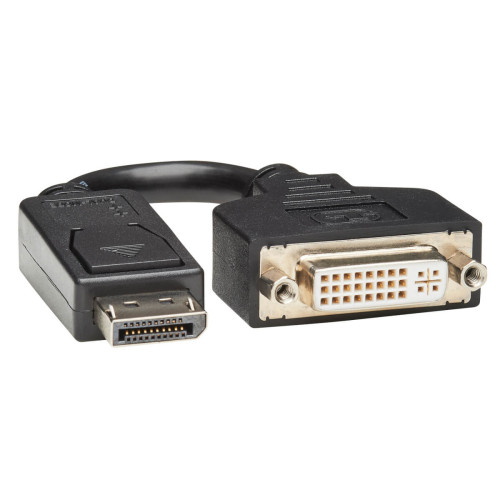 P134-000 DisplayPort to DVI-I Adapter Cable (M/F), 6 in. (15.2 cm)