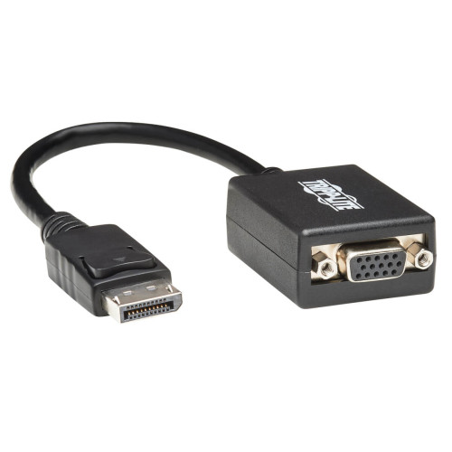 P134-06N-VGA DisplayPort to VGA Active Adapter Video Converter (M/F), 6-in. (15.24 cm)