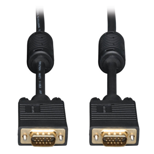 P502-010 VGA High-Resolution RGB Coaxial Cable (HD15 M/M), 10 ft. (3.05 m)