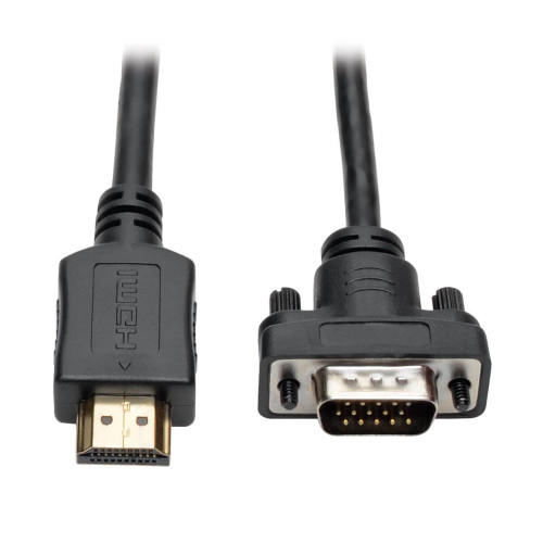 P566-006-VGA HDMI to VGA Active Adapter Cable (HDMI to Low-Profile HD15 M/M), 6 ft. (1.8 m)