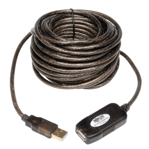 U026-10M USB 2.0 Active Extension Repeater Cable (A M/F), 10M (32.8 ft.)