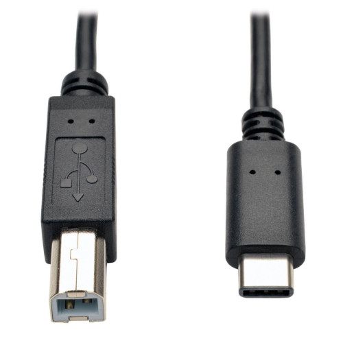 U040-006 USB-C to USB-B Cable - USB 2.0, (M/M), 6 ft. (1.83 m)