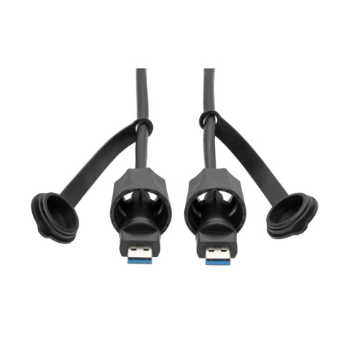 U325-006-IND USB 3.0 SuperSpeed A to A M/M Cable, Industrial - IP68, Shielded, 6 ft. (1.83 m), TAA