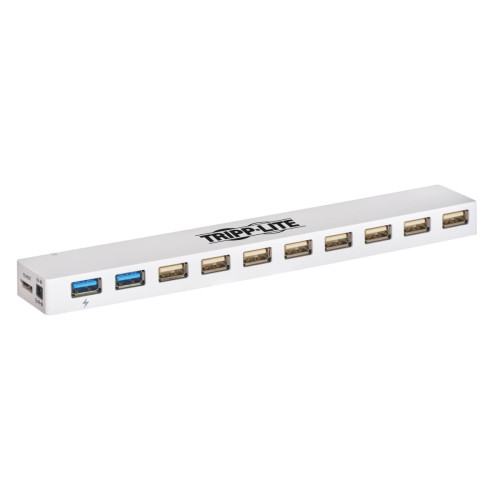 U360-010C-2X3 10-Port USB 3.x (5Gbps) / USB 2.0 Combo Hub - USB Charging, 2 USB 3.x & 8 USB 2.0 Ports