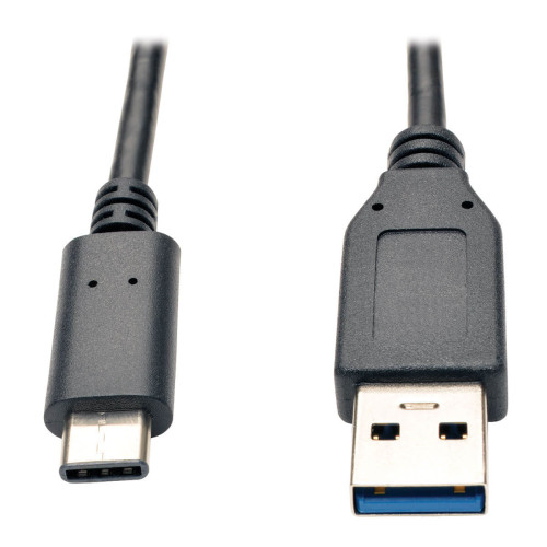 U428-003-G2 USB-C to USB-A Cable (M/M), USB 3.2 Gen 2 (10 Gbps), Thunderbolt 3 Compatible, 3 ft. (0.91 m)