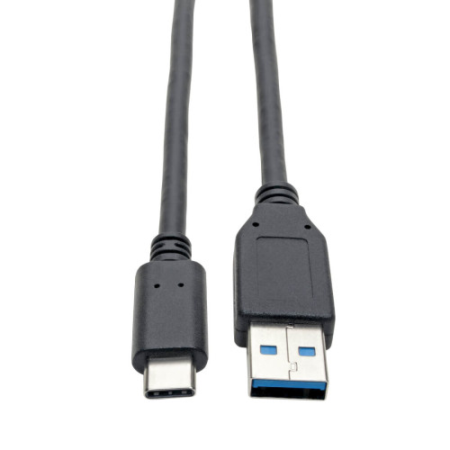 U428-006 USB-C to USB-A Cable (M/M), USB 3.2 Gen 1 (5 Gbps), Thunderbolt 3 Compatible, 6 ft. (1.83 m)