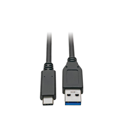 U428-C03-G2 USB-C to USB-A Cable (M/M), USB 3.2 Gen 2 (10 Gbps), USB-IF Certified, Thunderbolt 3 Compatible, 3 ft. (0.91 m)
