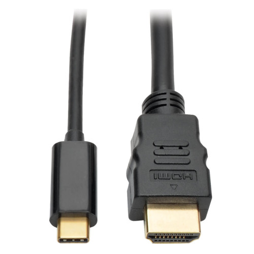 U444-003-H USB-C to HDMI Active Adapter Cable (M/M), 4K, Black, 3 ft. (0.9 m)