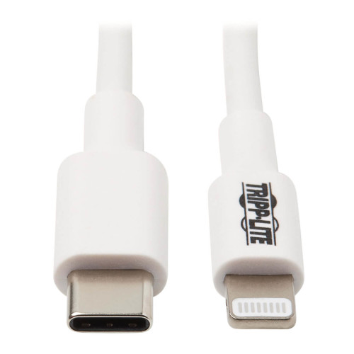 M102-003-WH USB-C to Lightning Sync/Charge Cable (M/M), MFi Certified, White, 3 ft. (0.9 m)