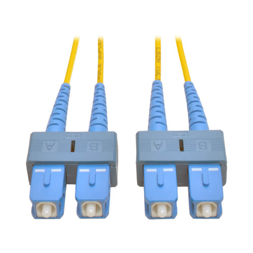 N356-01M Duplex Singlemode 9/125 Fiber Patch Cable (SC/SC), 1M (3 ft.)