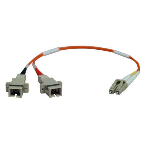 N458-001-62 Duplex Multimode 62.5/125 Fiber Adapter (LC-SC M/F) 1 ft. (0.31 m)
