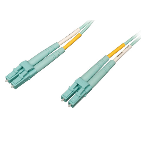 N820-03M-OM4 10Gb/100Gb Duplex Multimode 50/125 OM4 LSZH Fiber Patch Cable (LC/LC) - Aqua, 3M (10 ft.)