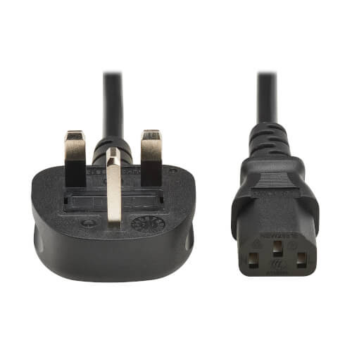 Eaton P056-01M-UK power cable Black 1 m BS 1363 IEC C13 P056-01M-UK